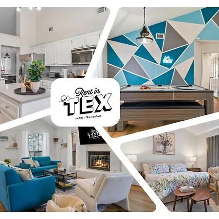 Fun And Stylish Stay With Pool Table And Fire Pit!